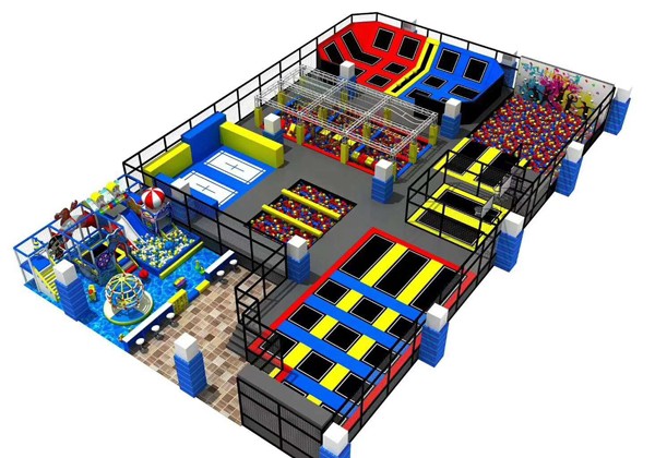 室内大型儿童蹦床公园