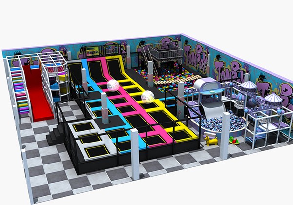 室内网红蹦床公园项目