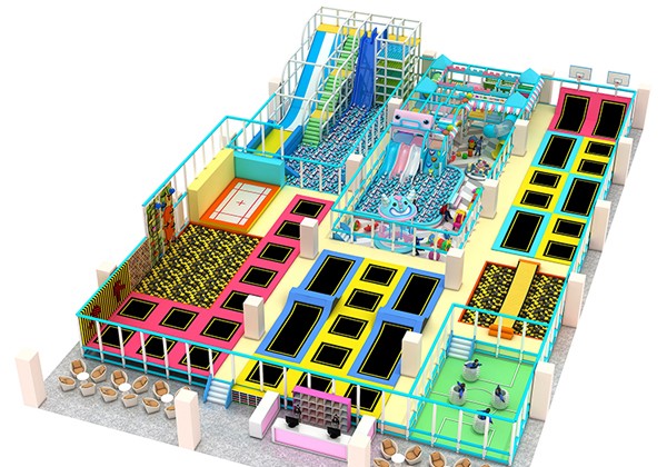室内网红弹力蹦床公园