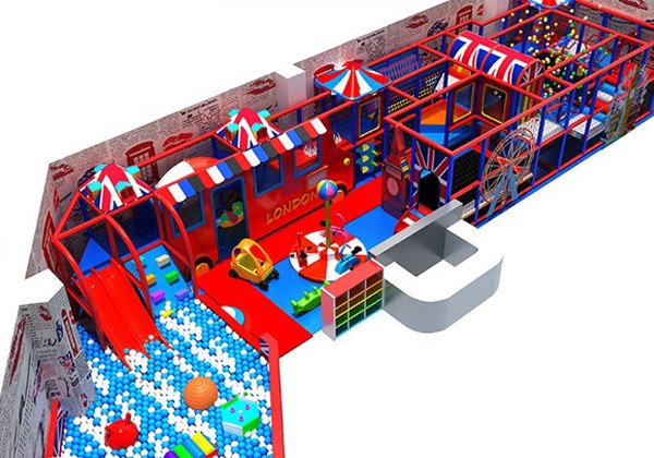 英伦主题儿童蹦床乐园