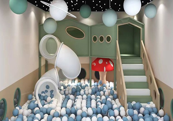 平螺旋滑梯儿童乐园设施