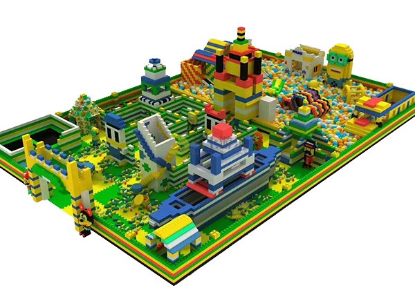 森林主题室内积木乐园