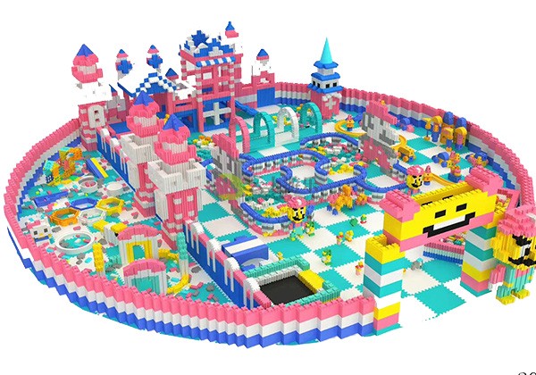 室内亲子互动EPP积木乐园